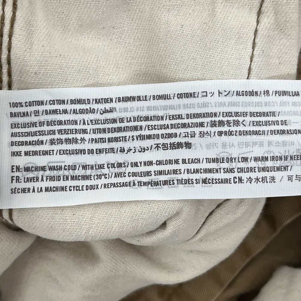 Abercrombie & Fitch Mens W29 L30 Chino Pants Brown Button Fly Mid Rise Trousers - Picture 7 of 12